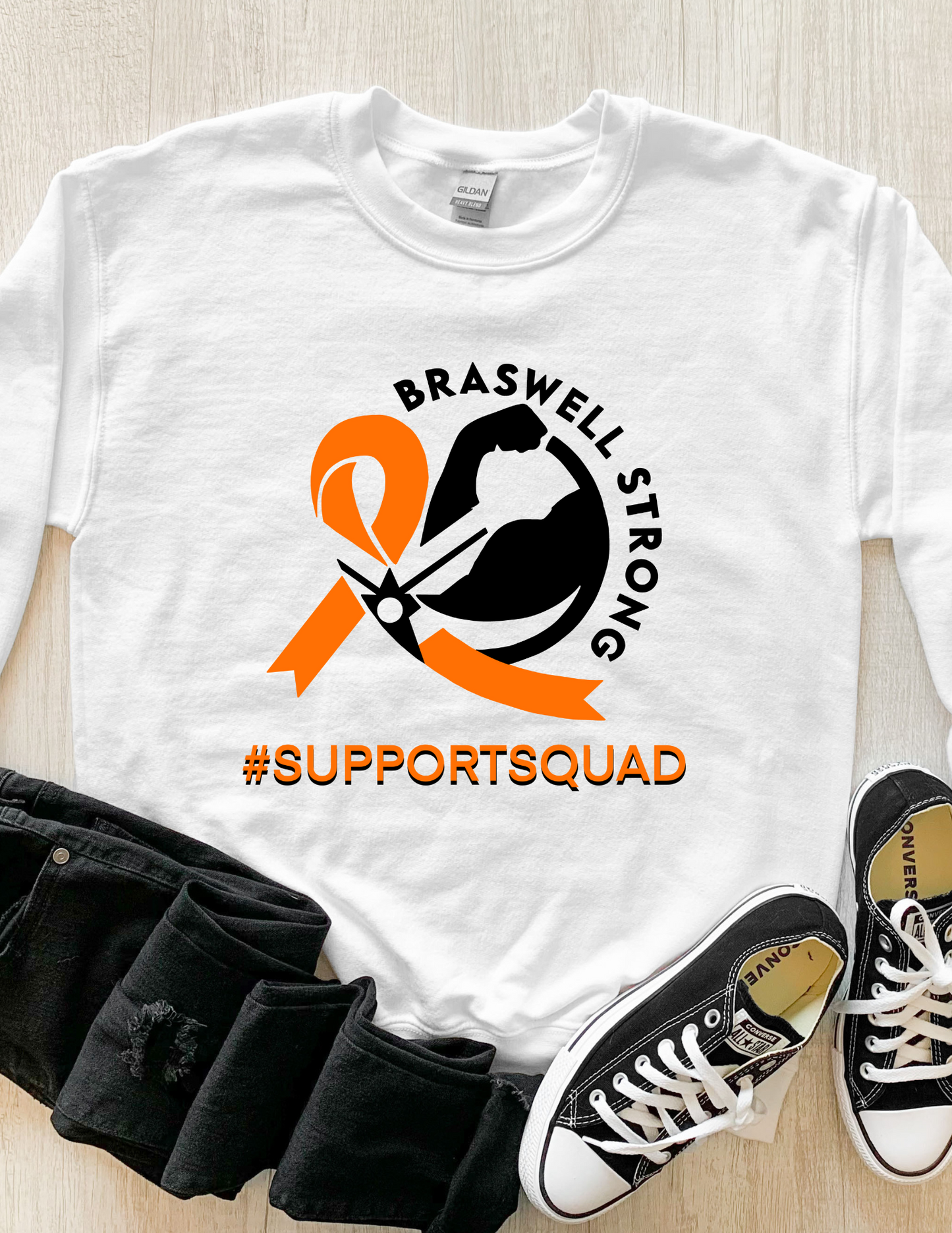 Braswell Strong Black Logo