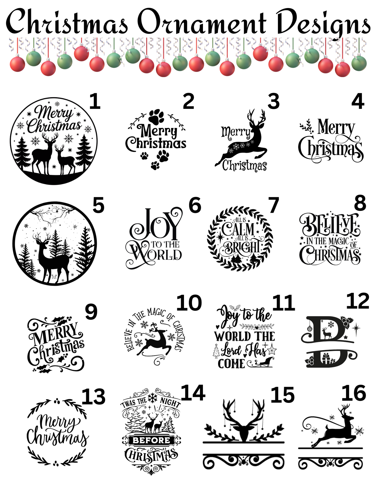 Christmas Ornament (personalized)