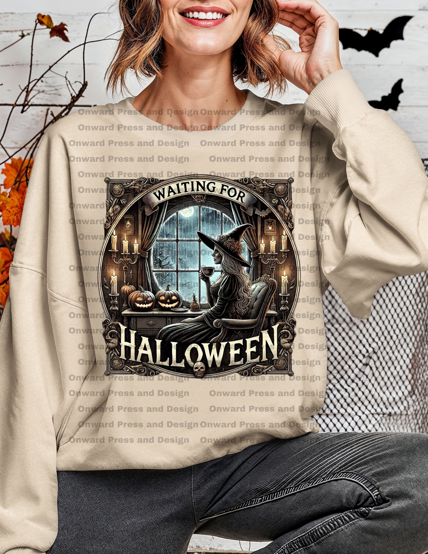 Waiting For Halloween Like (Witch) DTF