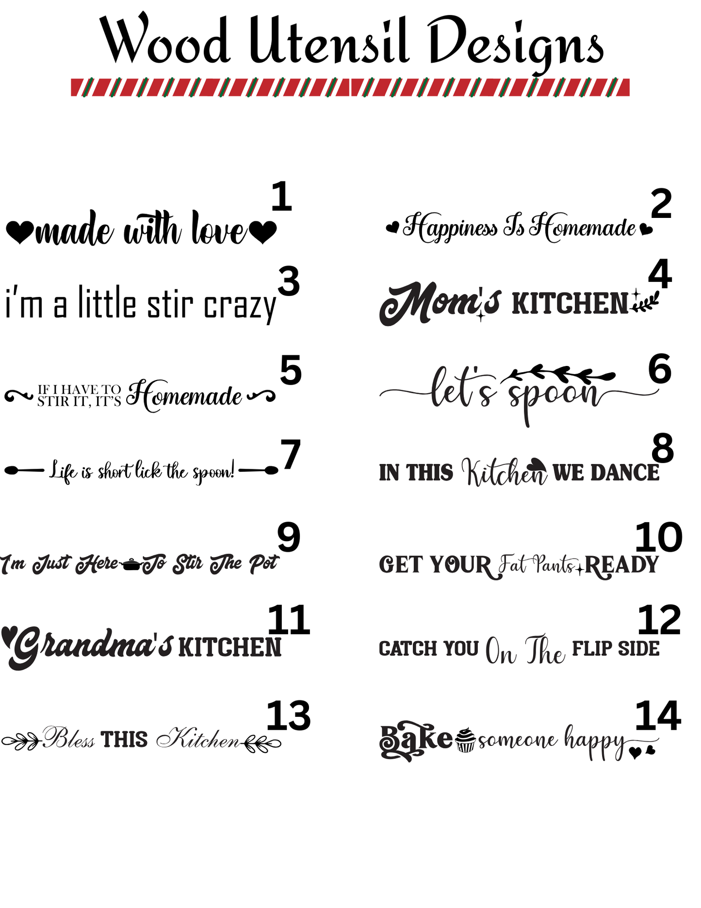 Bamboo Personalized Utensils