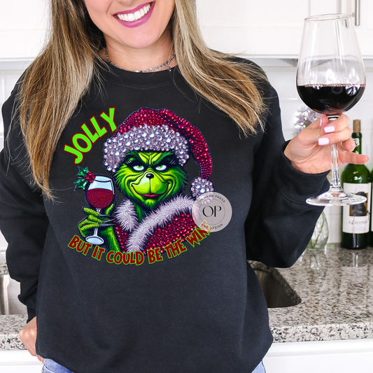 Jolly, But It Could Be The Wine