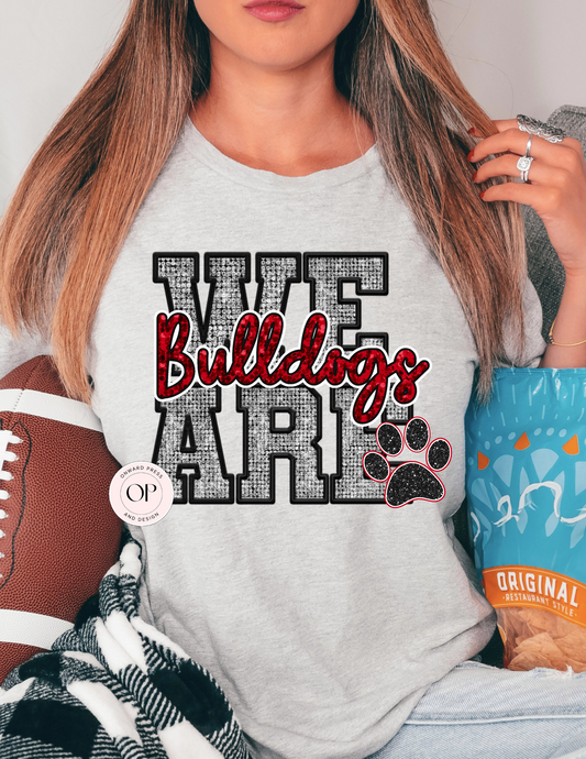 We Are Bulldogs School Football
