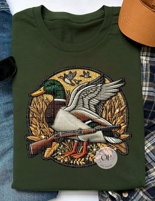 Mallard Hunting Faux Patch