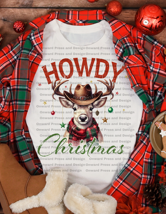 Howdy Christmas Deer