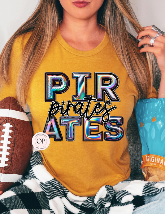 Pirates Holographic School Football
