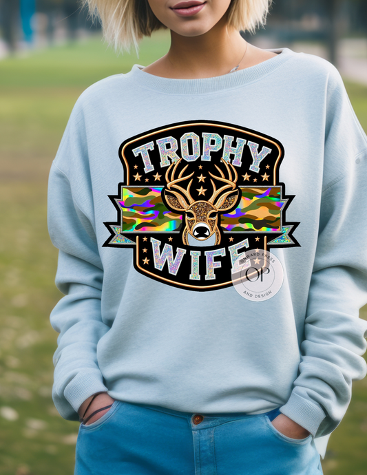 Trophy Wife Buck Faux Patch