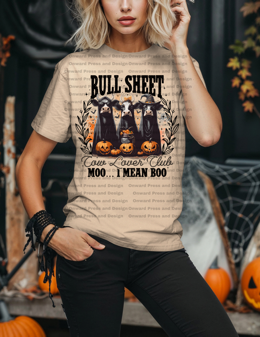 Bull Sheet Cow Lover Club DTF