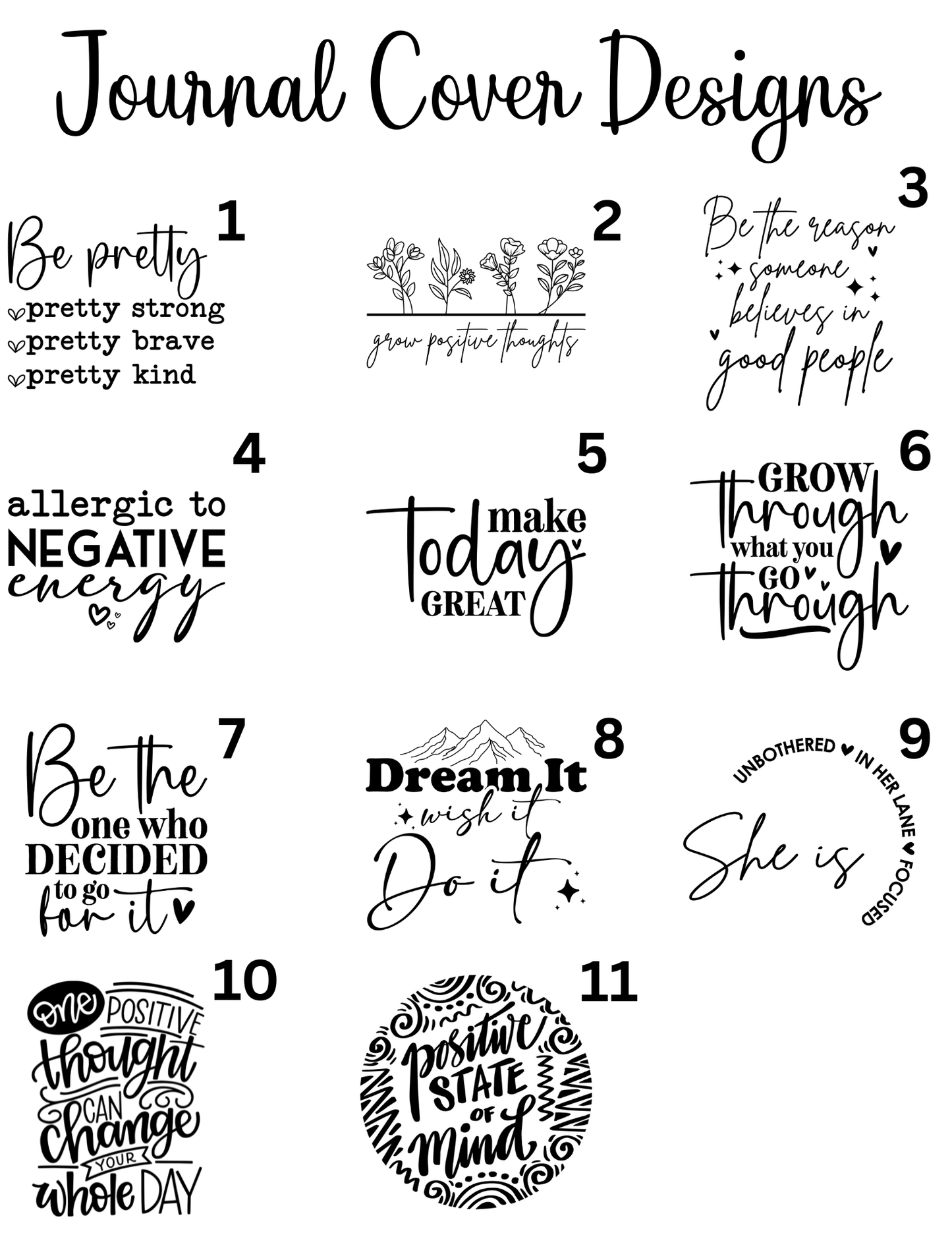 Engraved Leather Journal