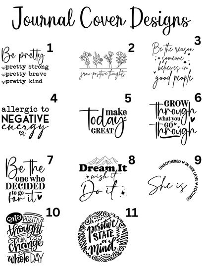 Engraved Leather Journal