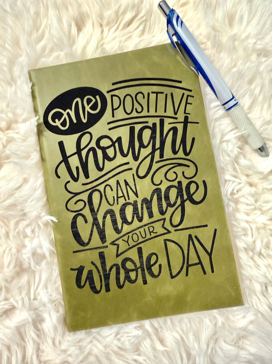 Engraved Leather Journal