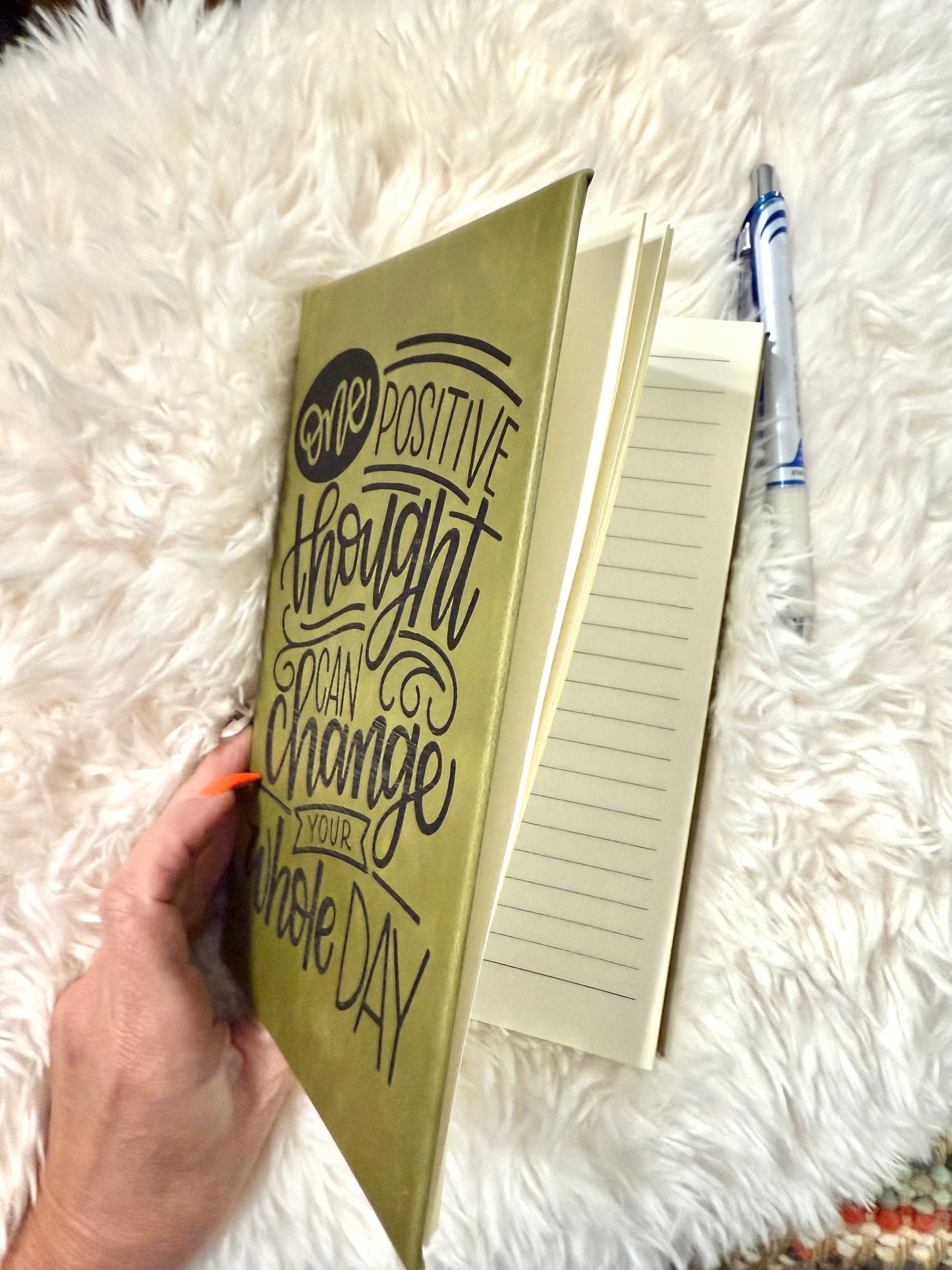 Engraved Leather Journal