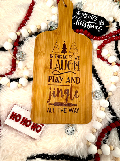 Bamboo Engraved Decorative Cutting Board