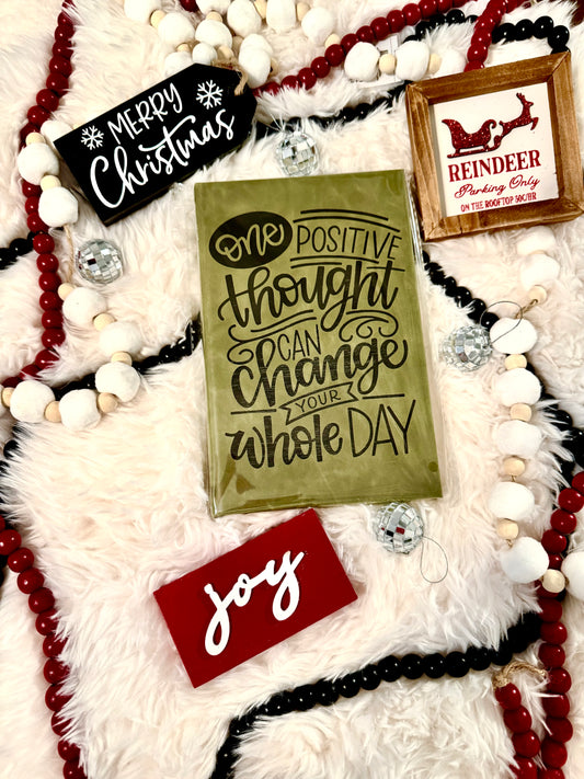 Engraved Leather Journal