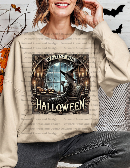 Waiting For Halloween Like (Witch) DTF