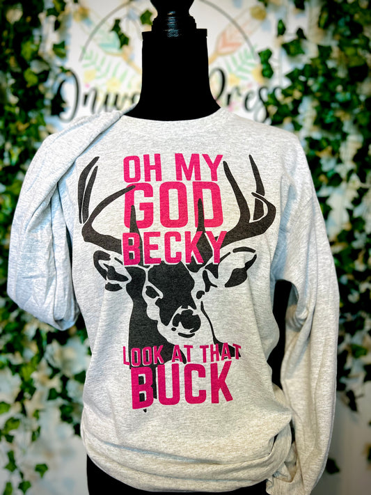 Becky Look At That Buck Long Sleeve